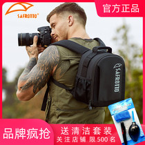 Saifu new camera bag double shoulder digital Canon SLR photography backpack for men and women backpacks light outdoor waterproof