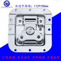 Factory direct aviation box hardware accessories padlock butterfly lock tool press with spring box cabinet lock