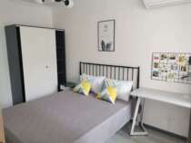 Beijing European-style light luxury golden net red wrought iron sheets double 1 2 meters 1 5 meters Nordic simple iron frame wrought iron bed