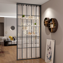 Nordic office sleeper iron screen room partition wall living room easy to simple modern small apartment mobile beauty shop