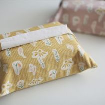 Plant diagram Natural time ┊ Japanese zakka cotton cloth tissue towel bag original hand work