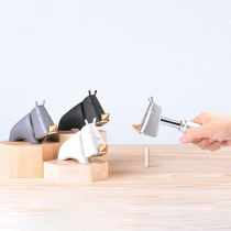 Taiwan ithinking cute mini rhino stainless steel hammer home gadget small ornaments gift