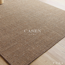 Cézanne simple hand-stitched sisal carpet floor mat living room coffee table study porch modern hemp weaving door mat customization