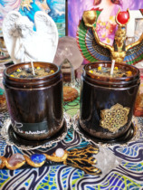 Three-day energy pot magic hand-made candle aromatherapy has been sanctified black clean up negative energy anti-curse to protect itself