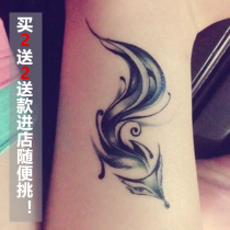 Fox Tattoo Stickers Waterproof female long lasting Korean simulation Sexy Ankle Calf Tattoo Stickers Leg Female Tattoo Stickers