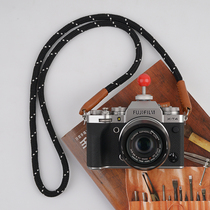 Original handmade genuine leather shoulder strap Fuji XT5 XT30 XT30 X100V X100V camera braces Retro micro single hanging rope