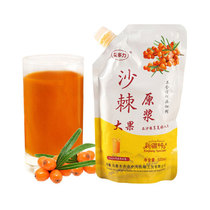 Xinjiang sea buckthorn puree Fresh fruit raw pressed without addition 100 juice drink 500g