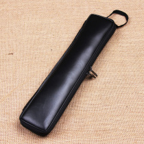1 pack two-section flute bag single-pack bamboo flute bag PU leather bag CDEFG tone double zipper