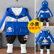 Ottman Clothes Boy Suit Spring Dress 2022 New Ocean Gas Spring Autumn Season Childrens Little Boy Baby Two Sets