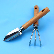 Gardening tools Two-piece set Vegetable set Flower shovel rake potted Childrens ripper small shovel spoon set