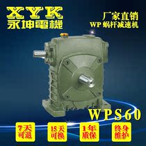 Precision WPS60 iron shell worm gear reducer motor plating equipment with WP worm reducer transmission