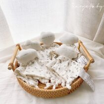 Baby skin-friendly towel baby carry cute saliva towel cotton doll foreign trade Original Single Two