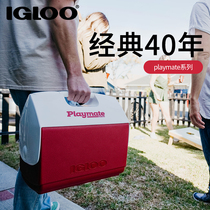 IGLOO 15L insulation box portable refrigerator small outdoor game ice pack ice bucket mobile small refrigerator