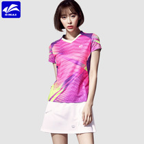 Sopai 2021 summer new badminton suit women quick dry breathable short sleeve badminton sports clothes