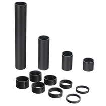 Bike Bike Accessories Large Full 3K Carbon Fiber Front Fork Washer Head Wrist Group Washer 5 10 15 20mm