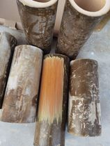 Bird cage bamboo bamboo slices old Bamboo Bamboo carbonized bamboo tube