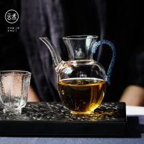 Japanese style road cup glass thickened heat-resistant high-end tea divider male Cup with tea filter integrated Tea Sea comparable to slow Hall