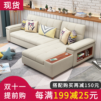 Folding sofa bed sitting and sleeping dual-use small apartment living room can sleep adult multifunctional noble concubine technology cloth small sofa
