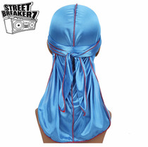 New StreetBreakerz Silky durag black HipHop headscarf one-sided insert color recommended