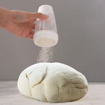  Japan imported plastic sprinkler jar Hand-held flour sieve for baking sprinkled cocoa powder Coffee powdered sugar cup sieve