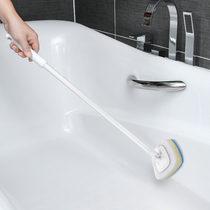 Japan imported long handle soft wool bath tub brush bathroom cleaning sponge brush bathroom wall tile cleaning brush