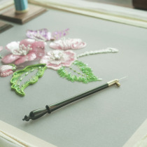 French embroidery crochet luneville embroidery needle lesage front and back method embroidery needle beaded sequins send tutorial