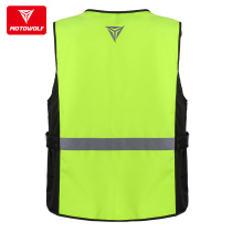 Motorcycle riding clothing mens safety reflective vest motorcyclist equipment fluorescent vest can be printed four seasons Universal