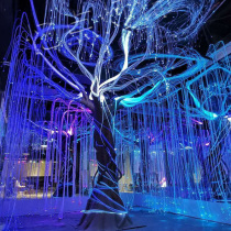 Led outdoor waterproof optical fiber light Avanda lifes tree Seven color colour changing scenic area Courtyard Building tree Decorative Lights