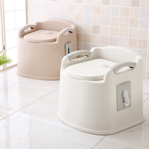 Elderly toilet household portable adult elderly squatting toilet changed to sitting room deodorant pregnant women movable toilet