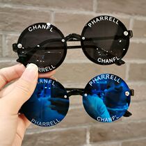 Children Sunglasses Boy Cute Anti-UV Kid Sun Glasses Tide Girl Baby Fashion Letter Sunglasses