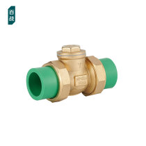 PPR25 horizontal check valve PPR check valve Anti-backflow valve Check valve Green thickened