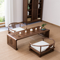  Chinese small coffee table Bay window small table Kang table Japanese tatami coffee table Low table Zen tea table Solid wood balcony