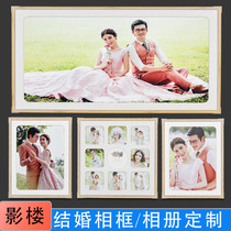 24 24 inch 36 inch wedding dress photo magnified hanging wall wash photo made into photo frame Custom Full family Foo Large size free of punch