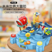 Plants vs zombies new products Future world adventure track sound and light version puzzle inertial childrens toys