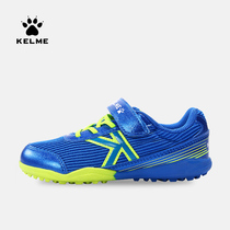 KELME Kalmei childrens football shoes boys training shoes primary school men and women Velcro broken nails sneakers