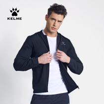 KELME Kalmei sports windbreaker men running outdoor breathable running jacket woven casual sports jacket men