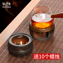 Ceramic candle cooking tea stove roasting tea heater tea burning stove small tea cooker small tea maker teapot candle heating furnace base