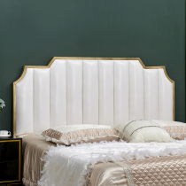 American light luxury upholstered headboard landing near the backboard simple modern single buy a bed 1 8 meters overall