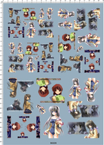 Car model CLANNAD town family (pain car stickers)Universal logo special water stickers(90229)