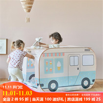 Childrens small tent Indoor Princess Girl Korean ins Outside Portable Folding Bus Tent Game Toy House