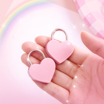 Small lock dormitory cabinet door lock household small padlock students can love lock suitcase wardrobe bag mini concentric