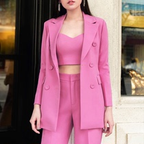  Professional wear womens suit fashion OL workplace formal suit three-piece suit light mature style womens temperament suit suit