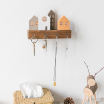 Aying Creativity Nordic Hooks Adorn the entrance to the doorwall of the door Entrance Gate-to-the-gate Wall Key Containing the wall