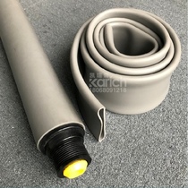 Drum rubber sleeve PVC hose Drum rubber sleeve diameter 25 38 50 60 76 Gray Black Drum sleeve