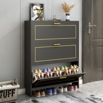 Light luxury ultra-thin dump shoe cabinet large-capacity household door storage space-saving simple modern small apartment entrance cabinet