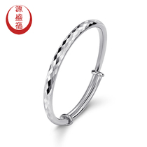 Yuanshengfu new PT950 boutique push-pull laser platinum bracelet womens platinum bracelet