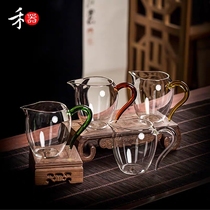 Taiwan Wechu Gongdo Cup Upgrade Yikou Large Heat-resistant Glass Public Cup Handmade Tea Tea Tea Tea