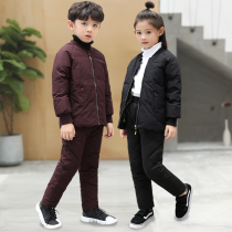 Smart move Zhongda Tong down jacket suit for men and women children light and warm two-piece set of childrens down liner