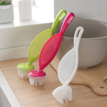 Multifunctional kitchen rice taker does not hurt hands household plastic stirring and drain stick washing rice artifact rice spoon washing rice stick