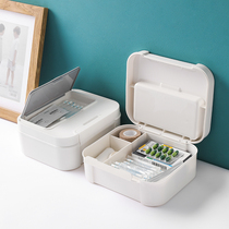 Japanese medicine box household medicine box family drug storage box small emergency medical kit dormitory medicine box